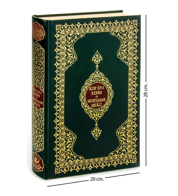Kuranı Kerim ve Muhtasar Meali - Arapça ve Meal - Rahle Boy - Bilgisayar Hatlı - Mühürlü - Hayrat Neşriyat