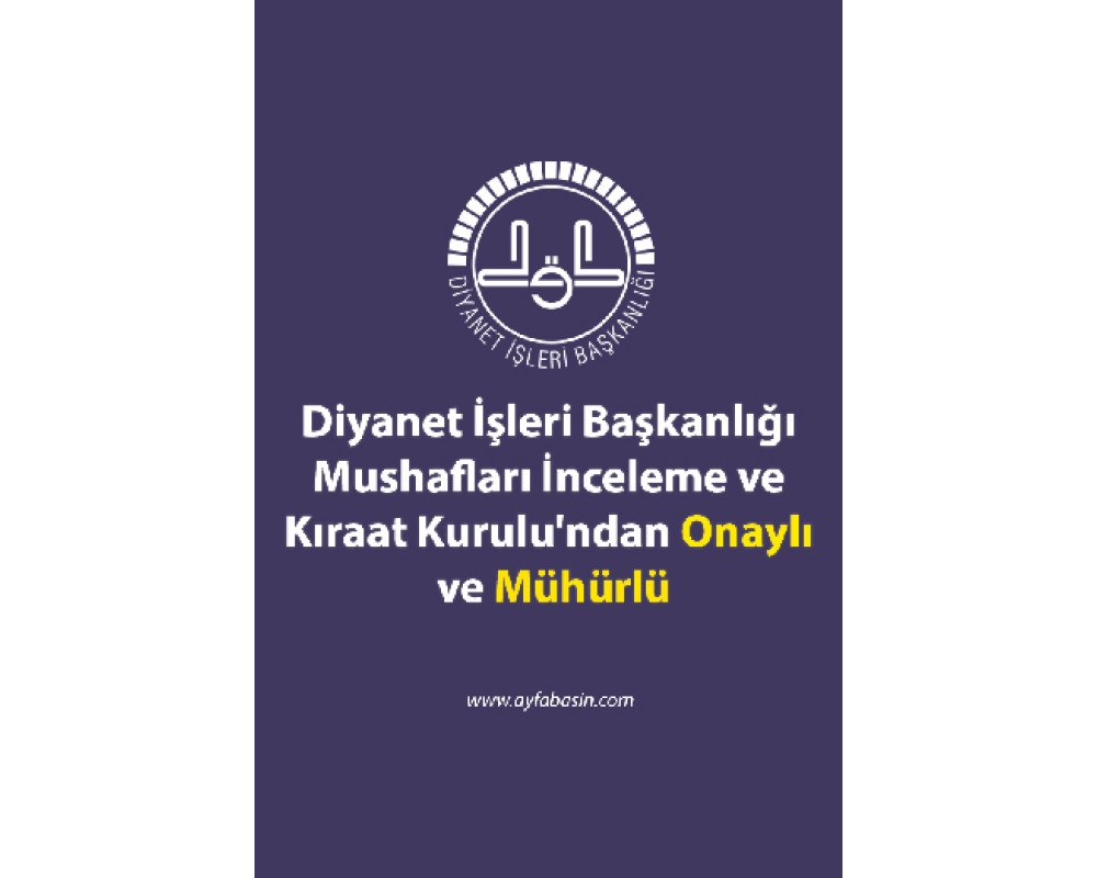 Kuran Okuyan Kalem Seti Rahle Boy Diyanet Onaylı