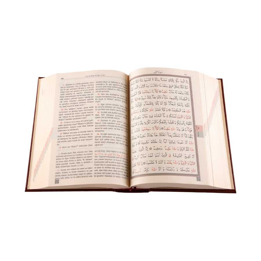 Rahle Boy Karşılıklı Muhtasar Mealli Kur’an (Mühürlü)