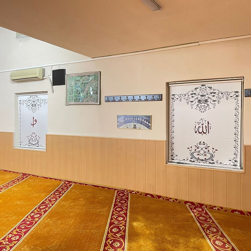 Cami Üst Balkon Bay Bayan Ayırıcı Storlu Perde(150*210 cm) ikranur