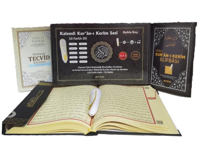 Kuran Okuyan Kalem Seti Rahle Boy Diyanet Onaylı