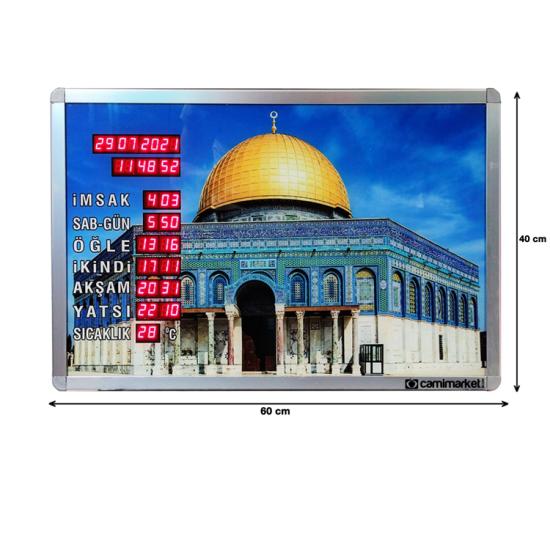 Ezan Okuyan Dijital Cami Saati – Büyük İmsakiye – Ezan Okuyan Vakitmatik – Kumandalı