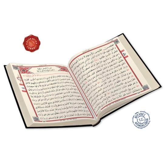 Kabeli Kuran-I Kerim Rahle Boy Merve Yayınları Bilgisayar Hatlı Mühürlü