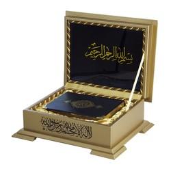 Ahşap Kutulu Kur’an-ı Kerim (0263 - Çanta Boy)