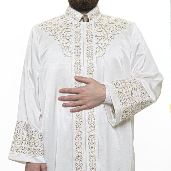 ikranur Lüks Nevevi İmam Cübbesi - Krem