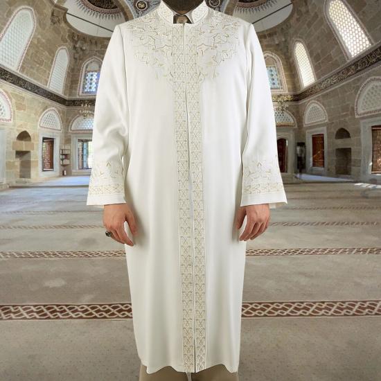 ikranur Handeme İmam Cübbesi Krem