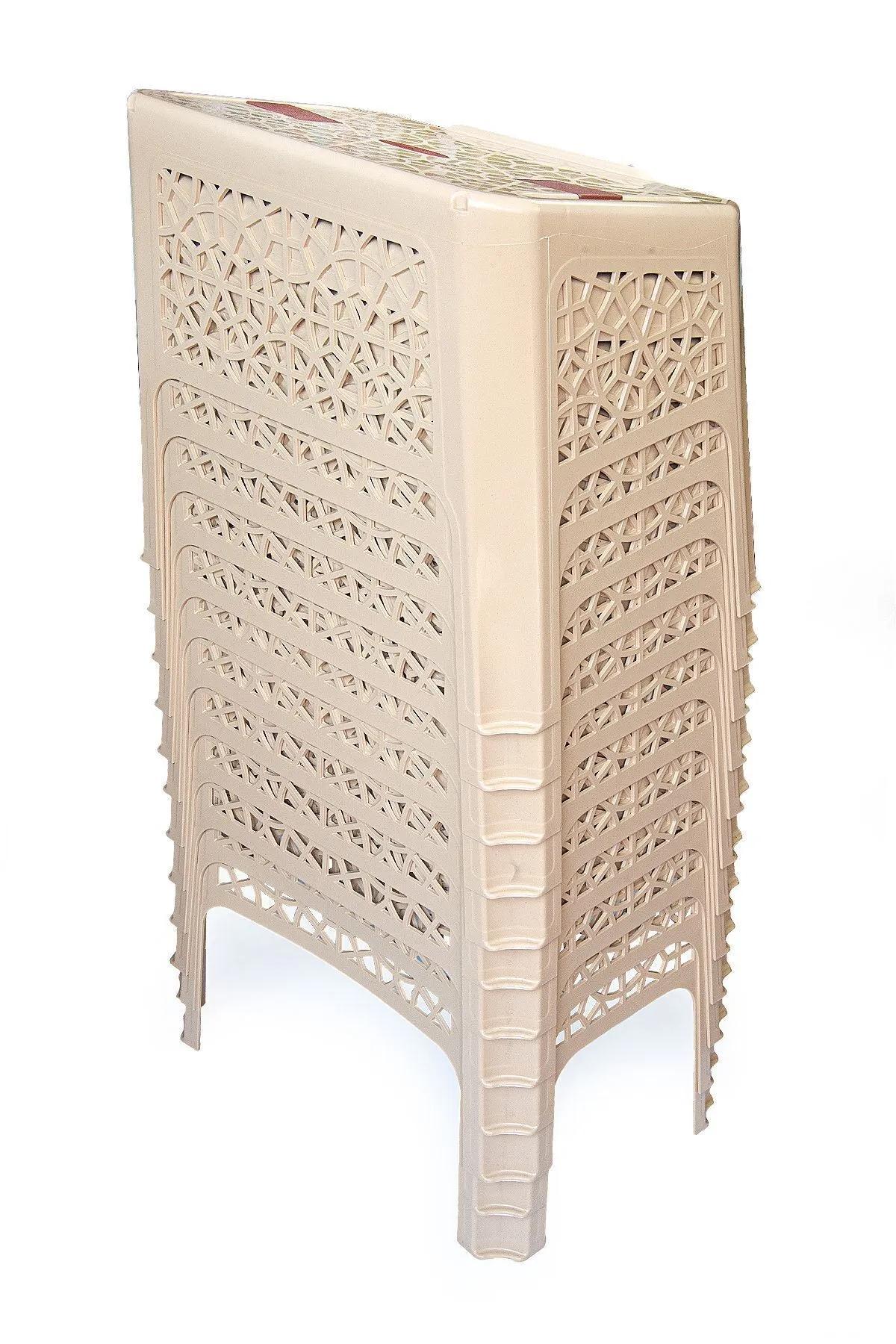 Plastik Rahle Mevlevi Model 15 Adet ( 47×31 ) Krem